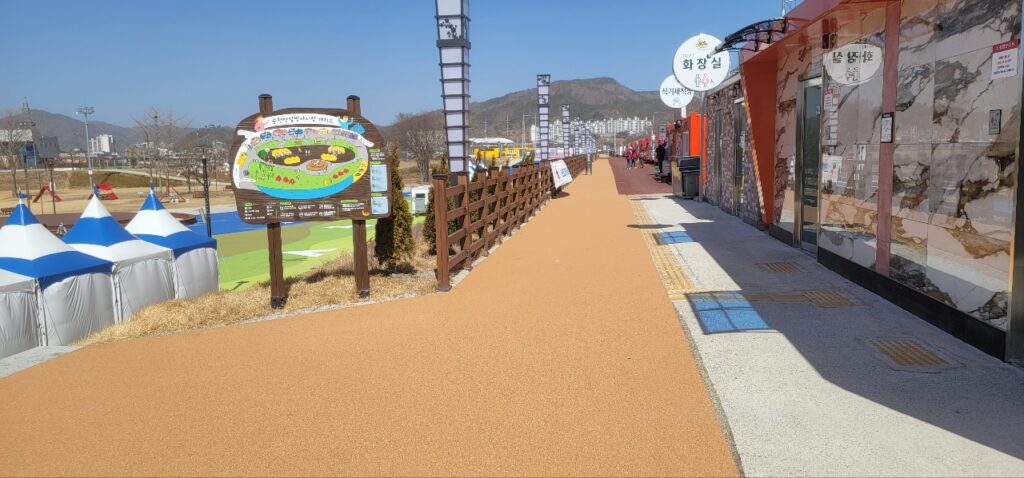 전라남도 순천시 동천변 저류지 생활숲